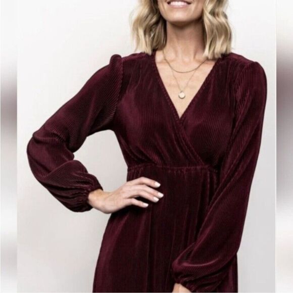 Baltic Born Burgundy Maxi Dress - Picture 4 of 7